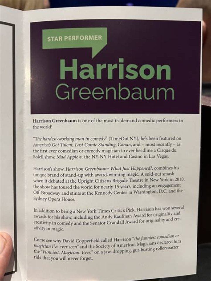 Harrison Greenbaum Net Worth